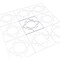 Ekena Millwork Medium Gypsum Decorative Fretwork Wall Panels in Architectural Grde PVC, 15 3/8"W x 15 3/8"H x 3/8"T WALP16X16GYP - alternate 5